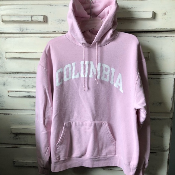 Champion Tops | Champion * Columbia * Pink Hoodie * L | Color: Pink | Size: L | Krstn2k5's Closet